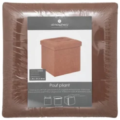 POUF PLIABLE SOREN MARRON