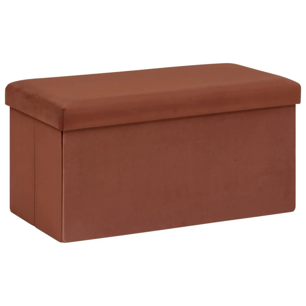 POUF PLIANT DOUBLE TESS VELOURS AMBRE