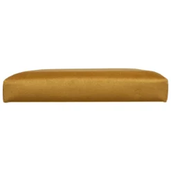 POUF PLIANT DOUBLE VELOURS LILOU OCRE D.76X38CM