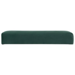 POUF PLIANT TESS VELOURS VERT CEDRE