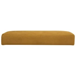 POUF PLIANT VELOURS LILOU OCRE D.38X38CM