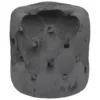 POUF VELOURS ADRIANA ARDOISE