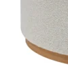 POUF XL NESKY BLANC D.81X41.5CM