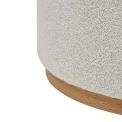 POUF XL NESKY BLANC D.81X41.5CM