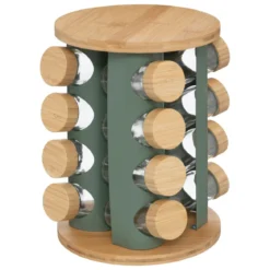 RACK 16 EPICES METAL BAMBOU SENSIA