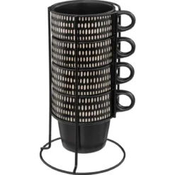 RACK 4 MUGS ETHNIKAA 25CL