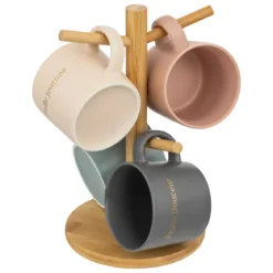 RACK 4 MUGS S BELLE JOURNEE 20CL