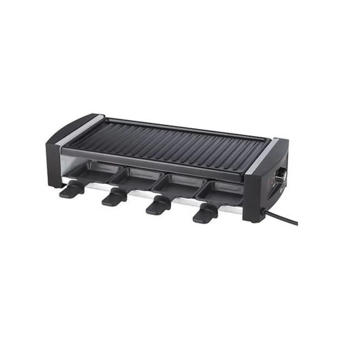 RACLETTE GRILL 2 EN 1 AVEC THERMOSTAT 8 PERSONNES