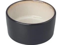 RAMEQUIN PORCELAINE EMAIL REACTIF 10X10X5.5CM