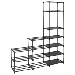 RANGE CHAUSSURE METAL TISSUS 8 ETAGES 32 PAIRES