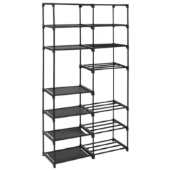 RANGE CHAUSSURE METAL TISSUS 8 ETAGES 32 PAIRES