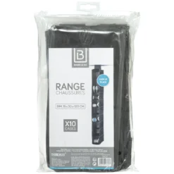 RANGE CHAUSSURES 10 CASES A SUSPENDRE