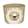 RANGEMENT BAC TETE LION D.23.5X17.5CM