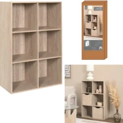 RANGEMENT MODULABLE 6 CASES PIETRA