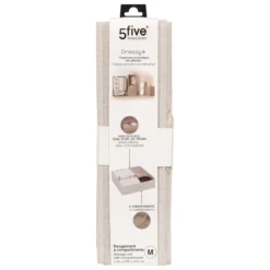 RANGEMENT TIROIRS DRESSY PLUS 2 COMPARTIMENTS BEIGE 36X36CM