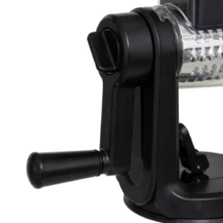 RAPE AVEC MANIVELLE 3 LAMES VENTOUSE SILVER PRO NOIR