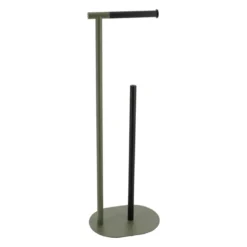 RESERVE ET DEROULEUR PAPIER METAL KAKI NOIR