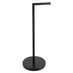 RESERVE ET DEROULEUR PAPIER WC METAL NOIR