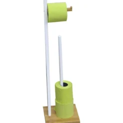 RESERVE ET DEROULEUR PAPIER WC  BAMBOU