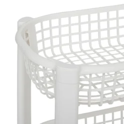 RESSERRE AVEC PANIERS 4 NIVEAUX BLANC
