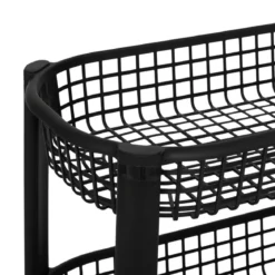 RESSERRE AVEC PANIERS 4 NIVEAUX NOIR
