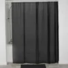 RIDEAU DE DOUCHE LASER 180X200CM NOIR