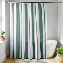 RIDEAU DE DOUCHE POLYESTER JEANNE 180X200CM