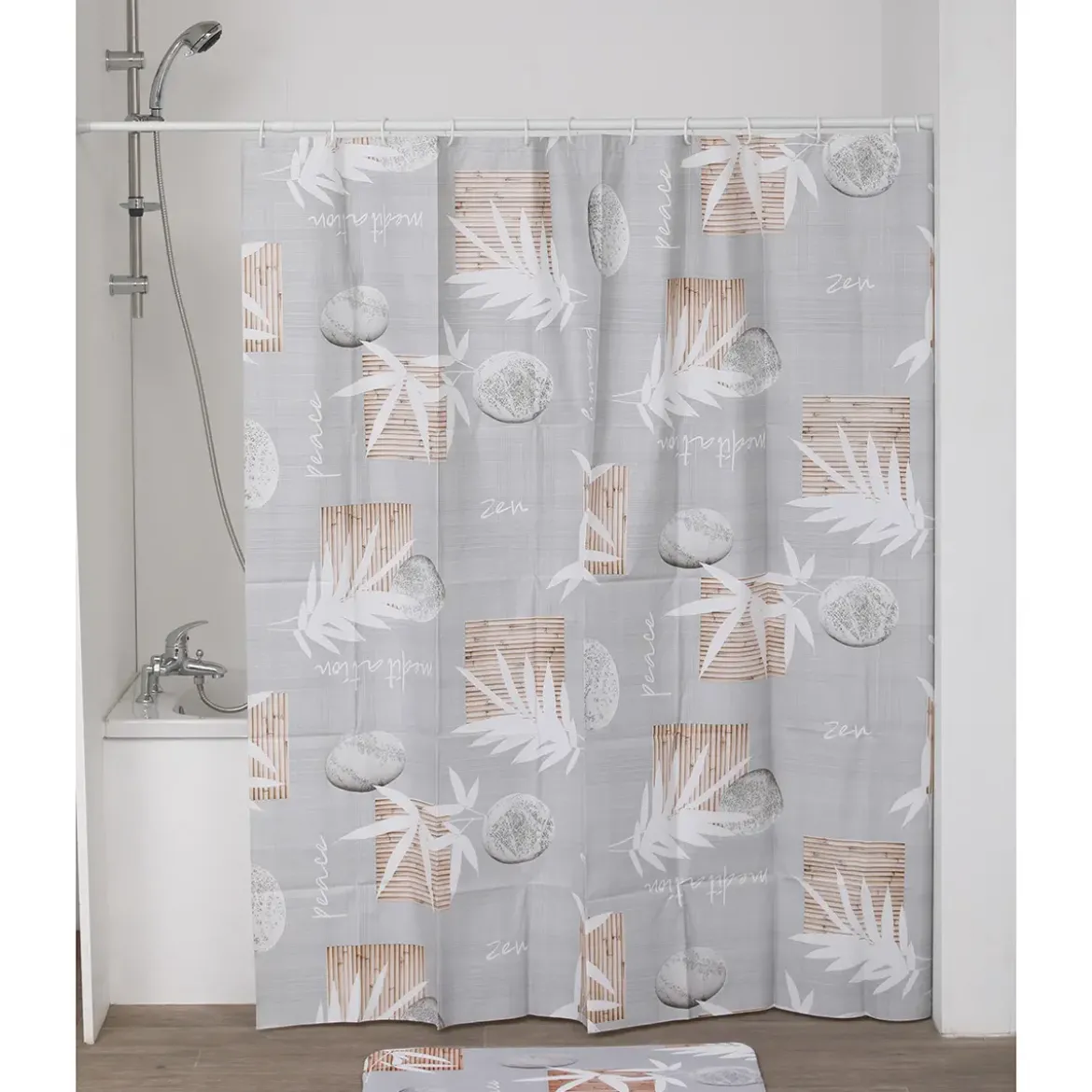 RIDEAU DE DOUCHE 180X180CM SPIRITUALITY