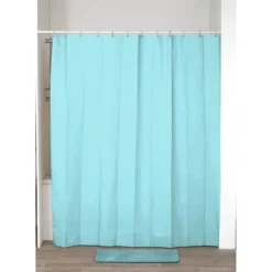 RIDEAU DE DOUCHE 180X200CM VERT BLEU