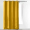 RIDEAU A OEILLETS 140X280CM MICROFIBRE UNI ABSOLU MOUTARDE
