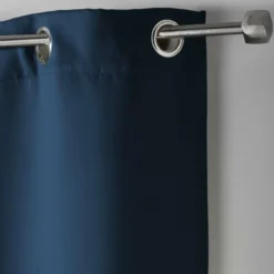 RIDEAU A OEILLETS 135 X 180 CM OCCULT UNI NAVY