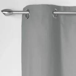 RIDEAU A OEILLETS 140X240CM PANAMA GRIS