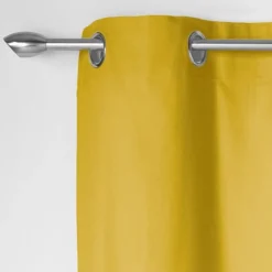 RIDEAU A OEILLETS 140X240CM PANAMA MIEL