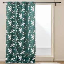 RIDEAU A OEILLETS 140X260CM POLYESTER IMPRIME MET ELSA