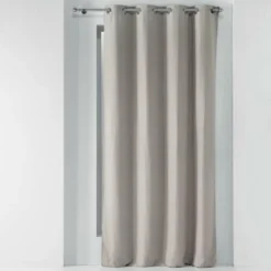 RIDEAU A OEILLETS 135X240CM UNI CHINEA LIN