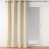 RIDEAU A OEILLETS 140X260CM UNI ZELINE NATUREL