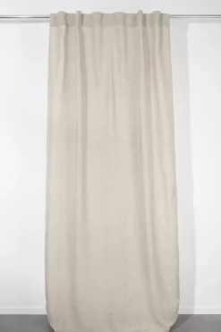 RIDEAU COLOSO ECRU 135X280CM GALON FRONCEUR PATTE CACHEE