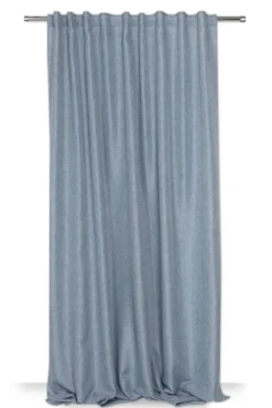 RIDEAU COPENHAGUE BLEU 200X270CM GALON FRONCEUR