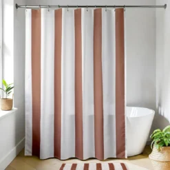 RIDEAU DE DOUCHE POLYESTER LOUISE 180X200CM