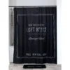 RIDEAU DE DOUCHE POLYESTER 180X200CM NEO RETRO NOIR