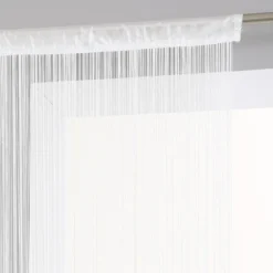 RIDEAU FIL BLANC 120X240CM