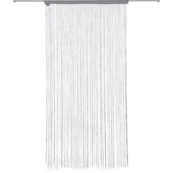 RIDEAU FIL GRIS 90X200CM