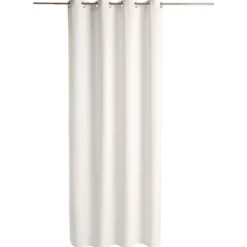 RIDEAU MEMO A OEILLETS IVOIRE 140X260CM