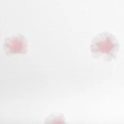 RIDEAU MULTI POMPOMS ROSE 240X140CM