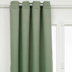 RIDEAU OCCULTANT CELADON 135X240CM X2 PIECES