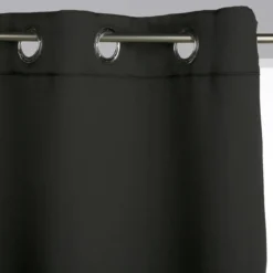 RIDEAU OCCULTANT NOIR 135X240CM X2 PIECES