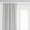 RIDEAU OCCULTANT SLUB SETH GRIS CLAIR 140X260CM