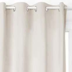 RIDEAU OCCULTANT VELOURS IVOIRE 140X260CM