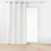 RIDEAU OEILLETS 135X260CM COTON TWILY BLANC