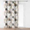 RIDEAU OEILLETS 140X240CM IMPRIME METAL DENALI